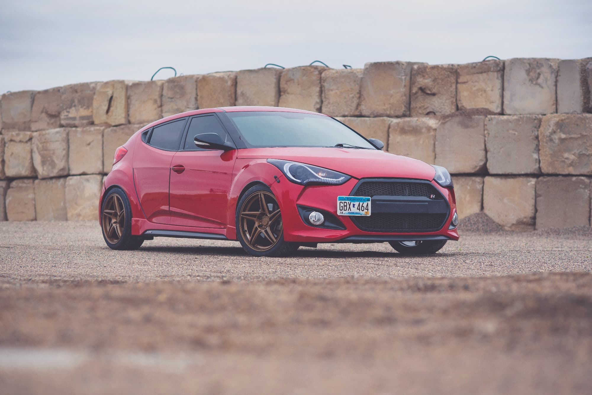 Hyundai Veloster on Federal SS595 tires